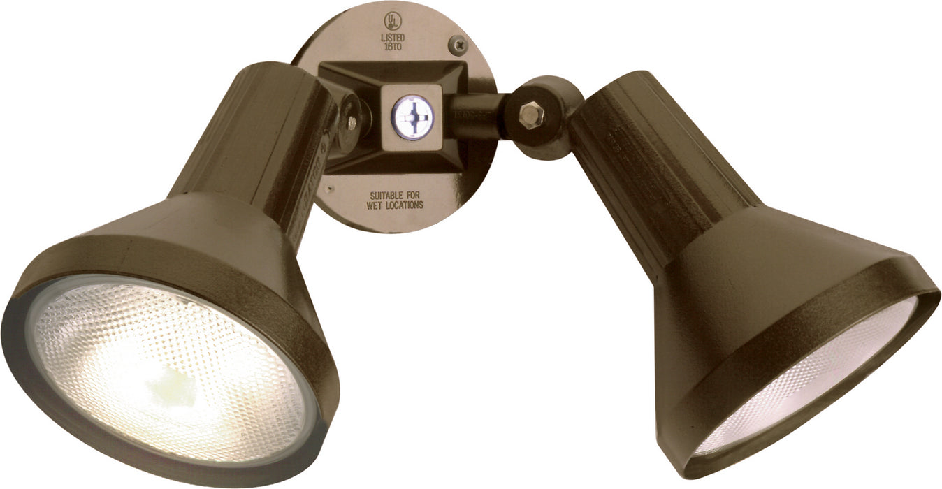 Nuvo Lighting SF77-495 Two Light Floodlight, Bronze