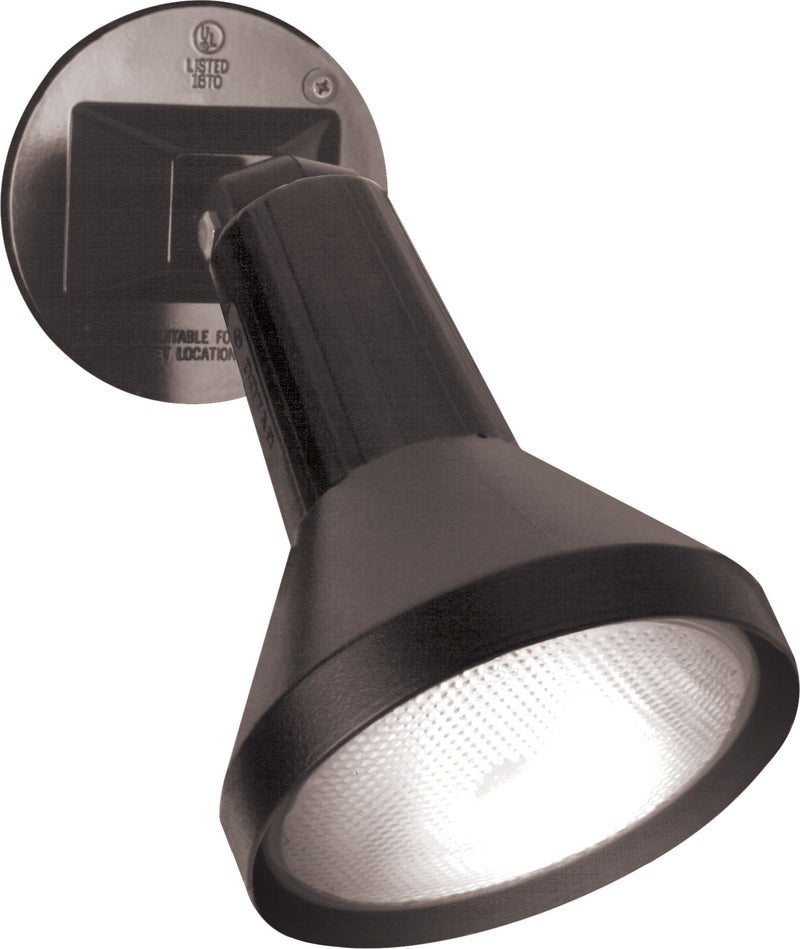Nuvo Lighting SF77-700 One Light Floodlight, Black