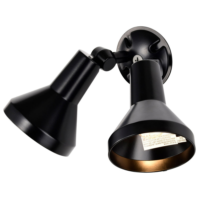 Nuvo Lighting SF77-701 Two Light Floodlight, Black