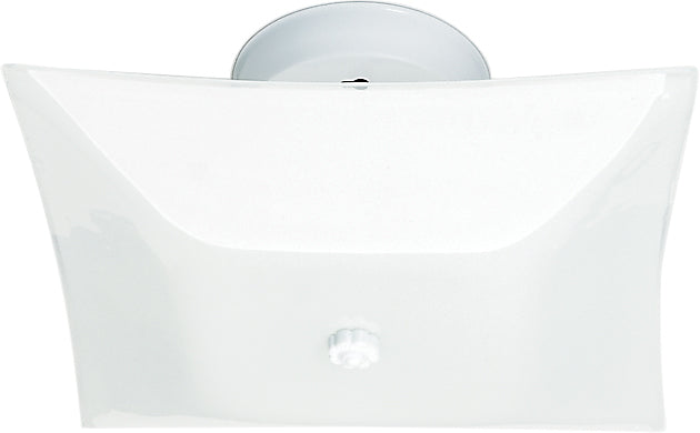 Nuvo Lighting SF77-824 Two Light Flush Mount, White