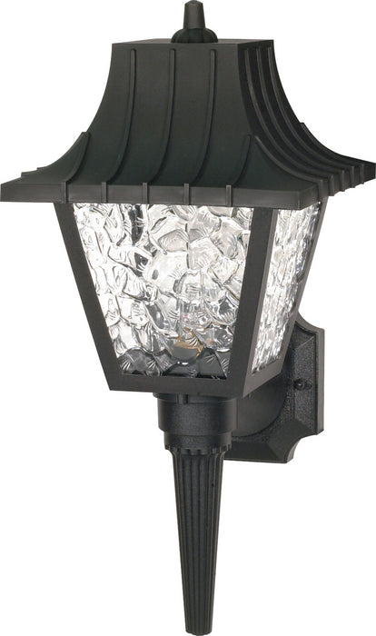Nuvo Lighting SF77-852 One Light Wall Lantern, Black