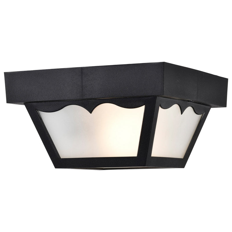Nuvo Lighting SF77-863 One Light Flush Mount, Black