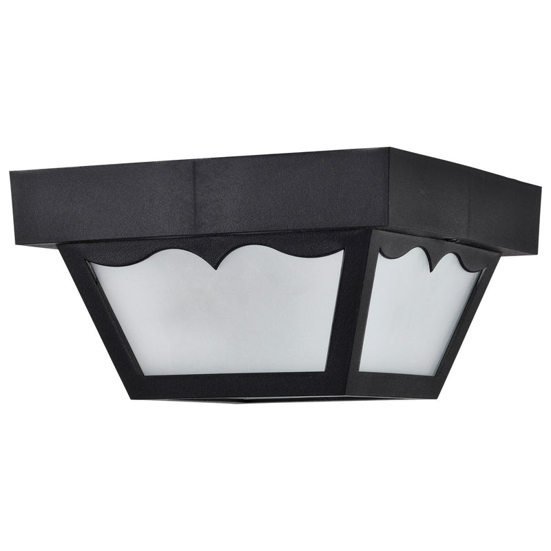 Nuvo Lighting SF77-863 One Light Flush Mount, Black