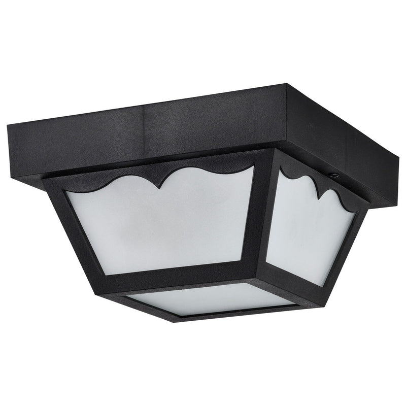 Nuvo Lighting SF77-863 One Light Flush Mount, Black
