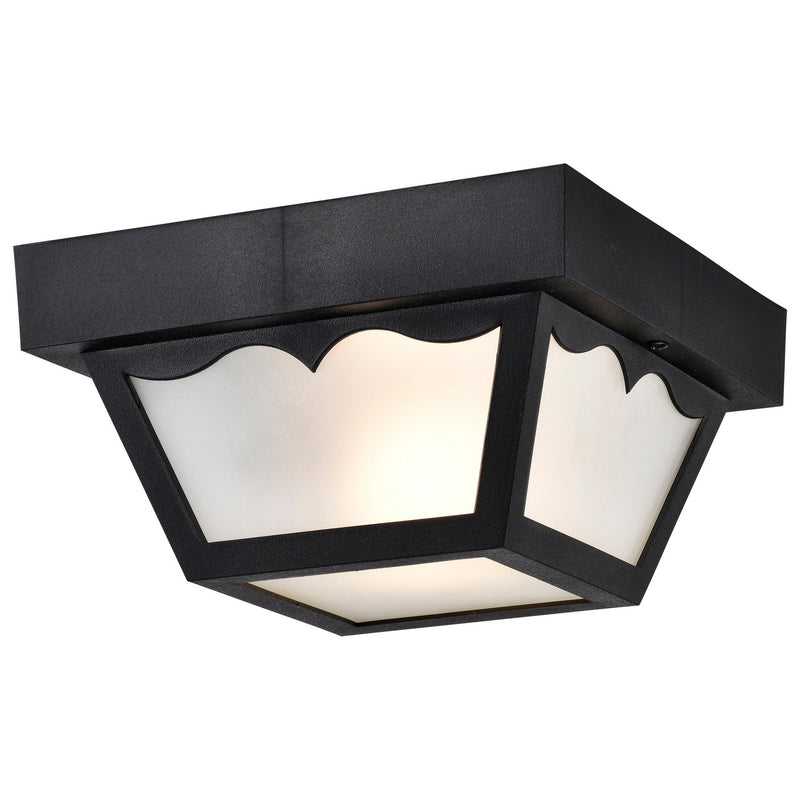 Nuvo Lighting SF77-863 One Light Flush Mount, Black