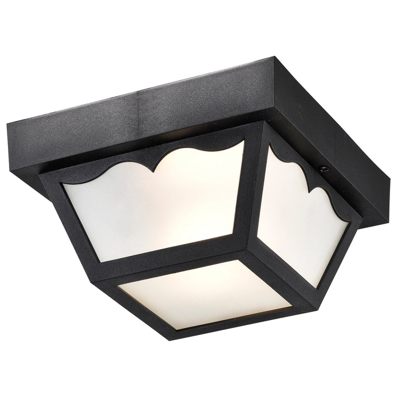Nuvo Lighting SF77-863 One Light Flush Mount, Black