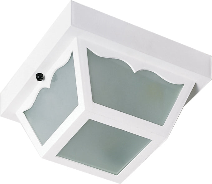 Nuvo Lighting SF77-879 Two Light Flush Mount, White