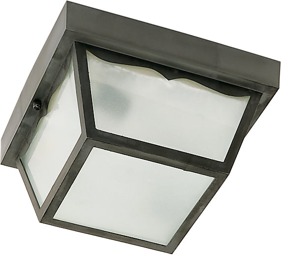 Nuvo Lighting SF77-891 Two Light Flush Mount, Black