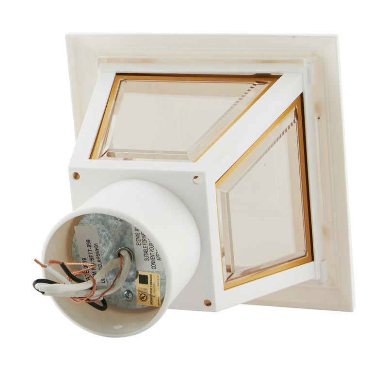 Nuvo Lighting SF77-899 One Light Post Lantern, White