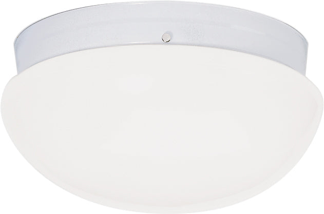 Nuvo Lighting SF77-987 Two Light Flush Mount, White