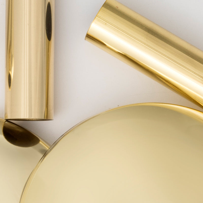 Crystorama 1033-PB-CL-S Three Light Wall Sconce, Polished Brass