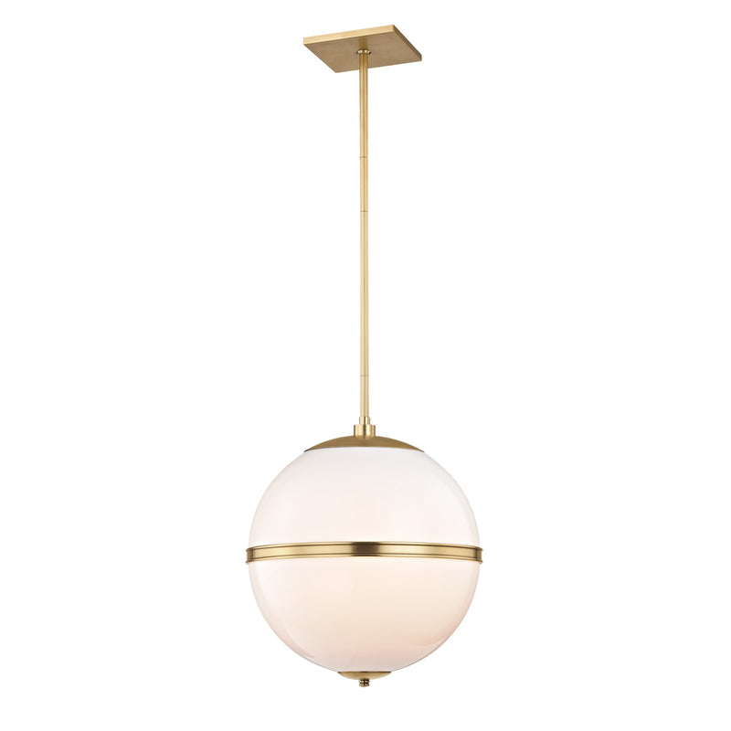Crystorama 2016-AG Four Light Mini Chandelier, Aged Brass