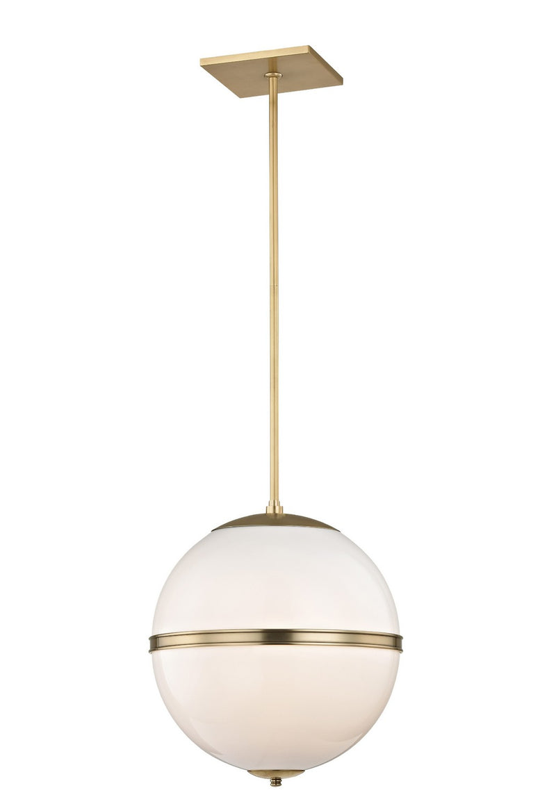 Crystorama 2016-AG Four Light Mini Chandelier, Aged Brass