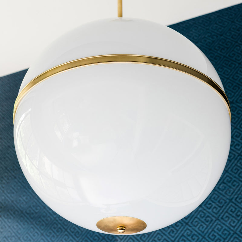 Crystorama 2030-AG Four Light Chandelier, Aged Brass