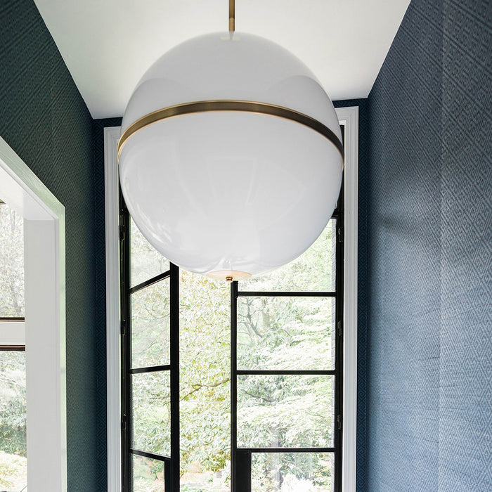 Crystorama 2030-AG Four Light Chandelier, Aged Brass