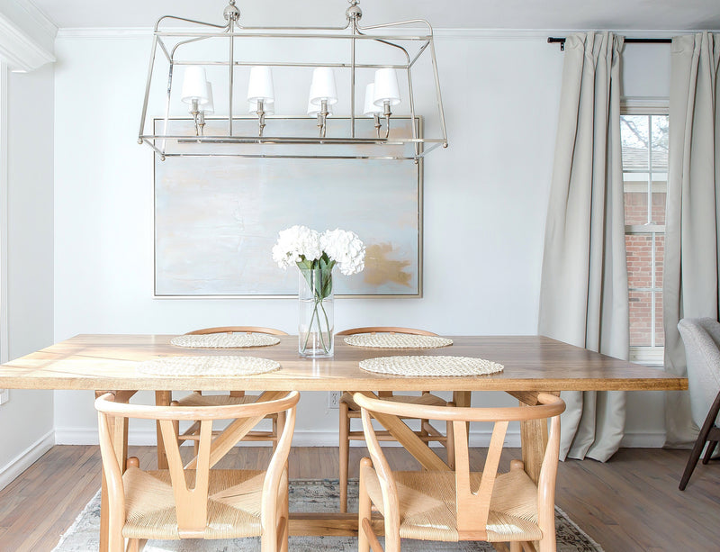 Crystorama 2249-PN Eight Light Chandelier, Polished Nickel