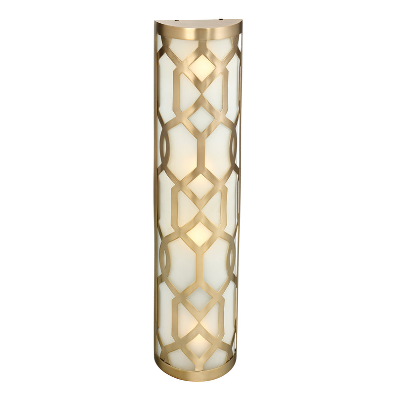 Crystorama 2264-AG-LED LED Bathroom Vanity, Aged Brass