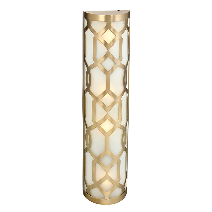 Crystorama 2264-AG-LED LED Bathroom Vanity, Aged Brass