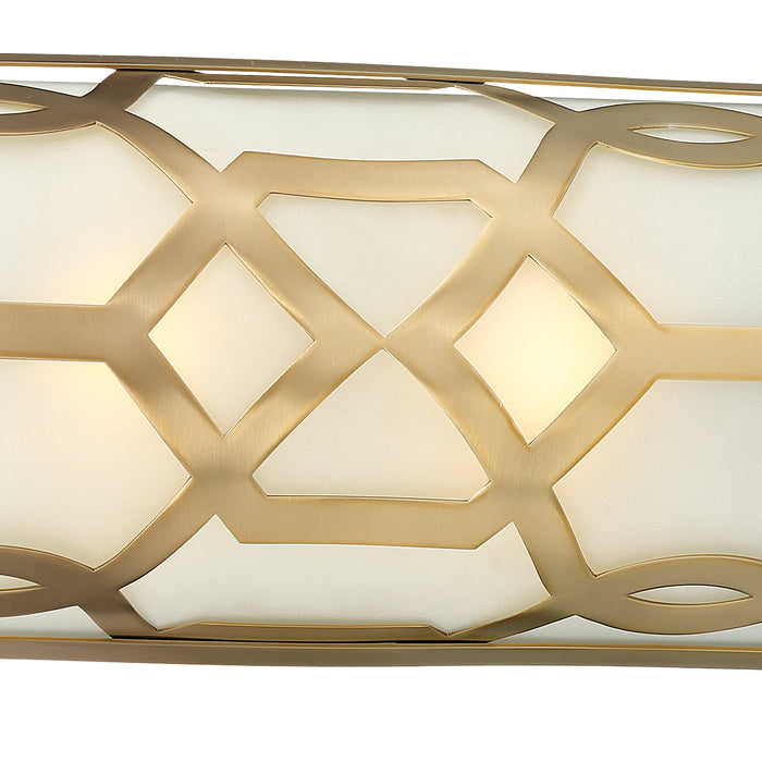 Crystorama 2264-AG-LED LED Bathroom Vanity, Aged Brass