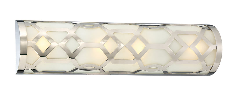 Crystorama 2264-PN-LED LED Bathroom Vanity, Polished Nickel