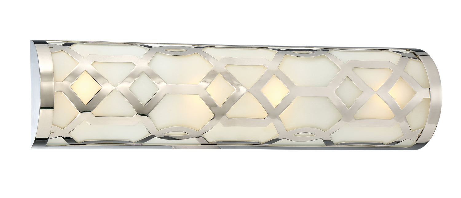 Crystorama 2264-PN-LED LED Bathroom Vanity, Polished Nickel