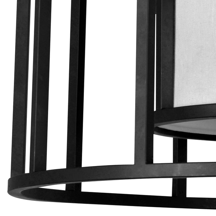 Crystorama 9595-MK Five Light Chandelier, Matte Black
