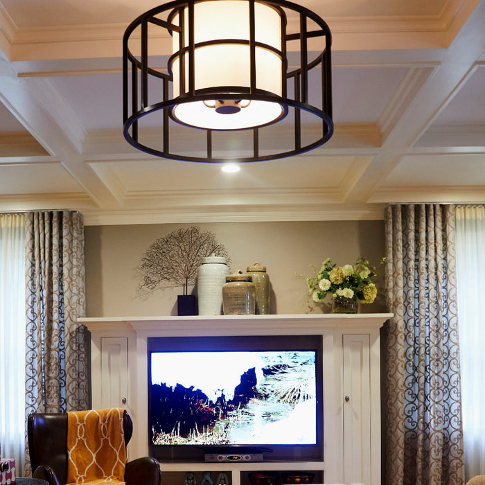Crystorama 9595-MK Five Light Chandelier, Matte Black