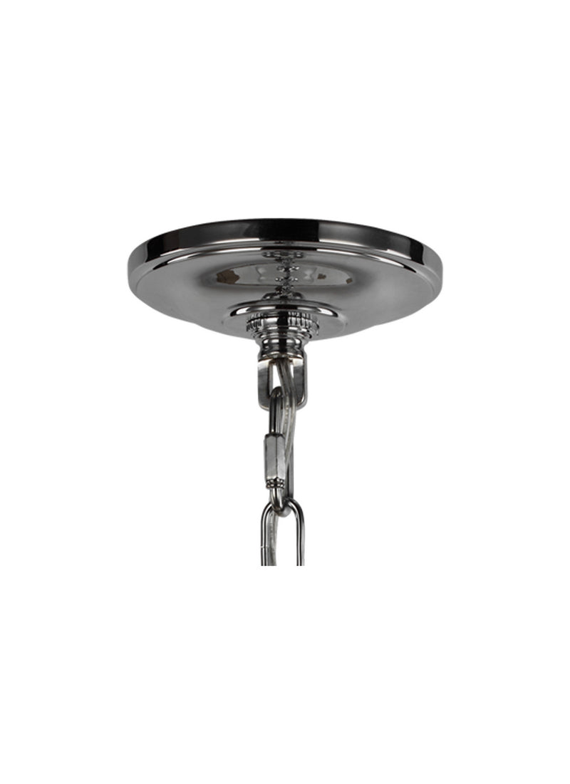 Visual Comfort Studio F3155/3CH Three Light Pendant, Chrome