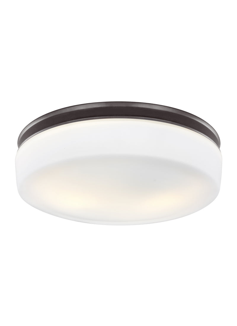 Visual Comfort Studio FM504ORB Two Light Flush Mount, Oil Rubbed Bronze