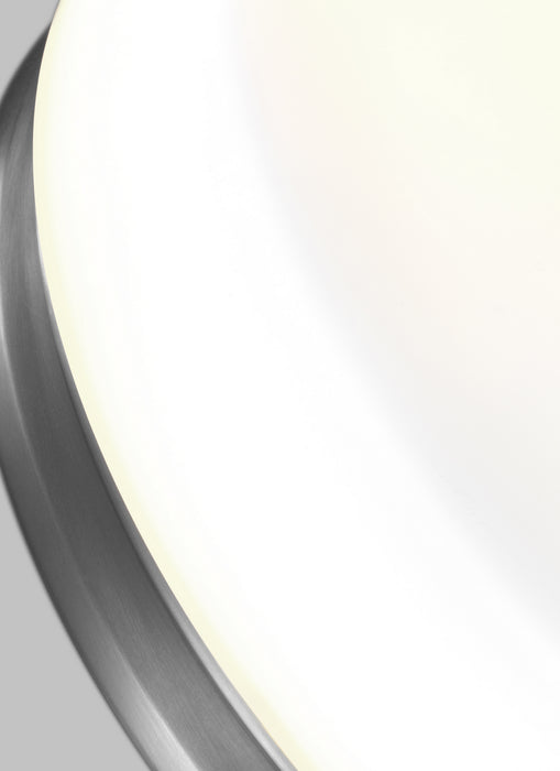 Visual Comfort Studio FM504SN Two Light Flush Mount, Satin Nickel