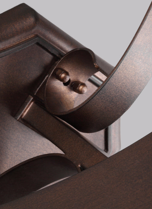 Visual Comfort Studio OL13102PTBZ Three Light Outdoor Wall Lantern, Patina Bronze