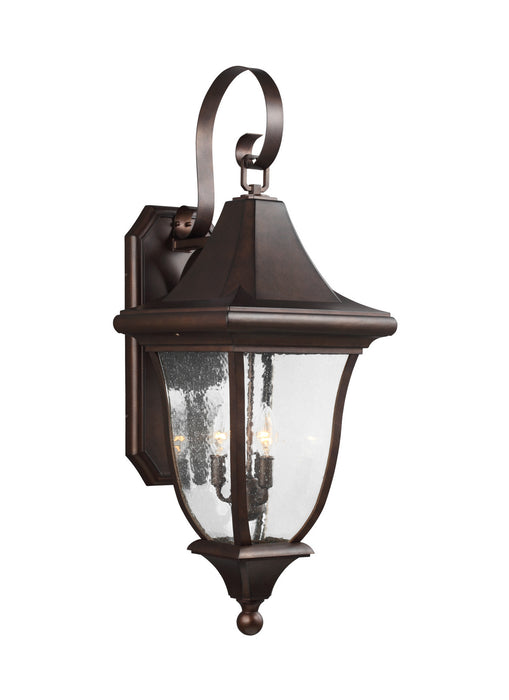 Visual Comfort Studio OL13102PTBZ Three Light Outdoor Wall Lantern, Patina Bronze