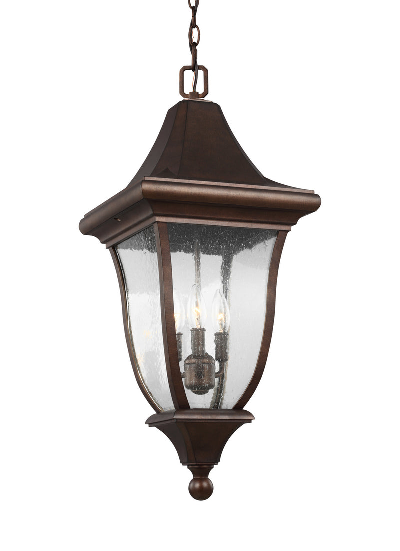 Visual Comfort Studio OL13109PTBZ Three Light Outdoor Pendant, Patina Bronze