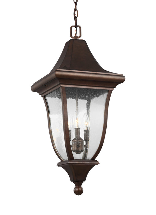 Visual Comfort Studio OL13109PTBZ Three Light Outdoor Pendant, Patina Bronze