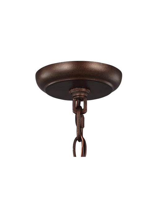 Visual Comfort Studio OL13109PTBZ Three Light Outdoor Pendant, Patina Bronze