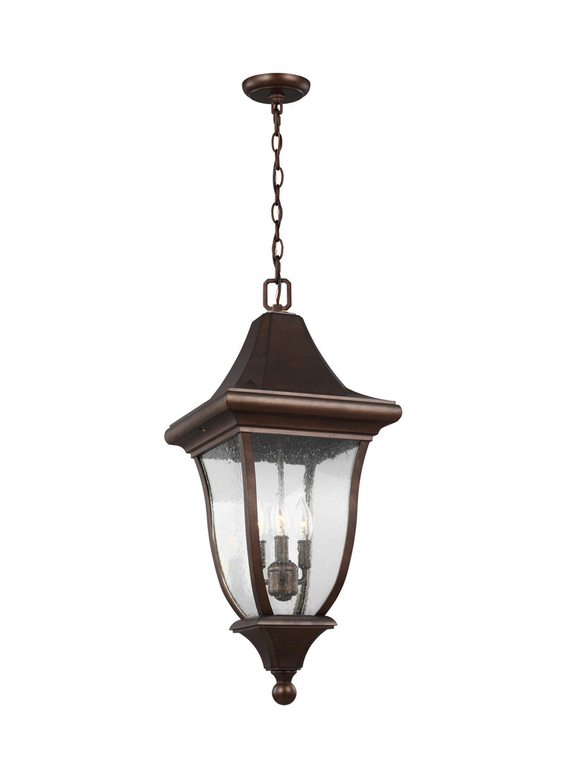 Visual Comfort Studio OL13109PTBZ Three Light Outdoor Pendant, Patina Bronze