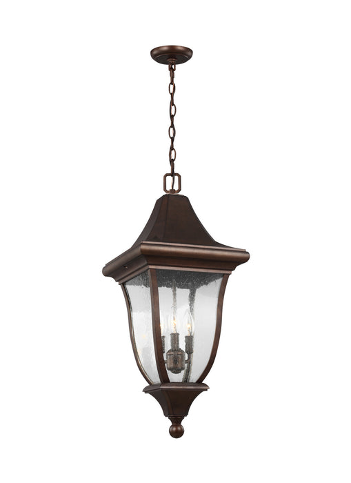 Visual Comfort Studio OL13109PTBZ Three Light Outdoor Pendant, Patina Bronze