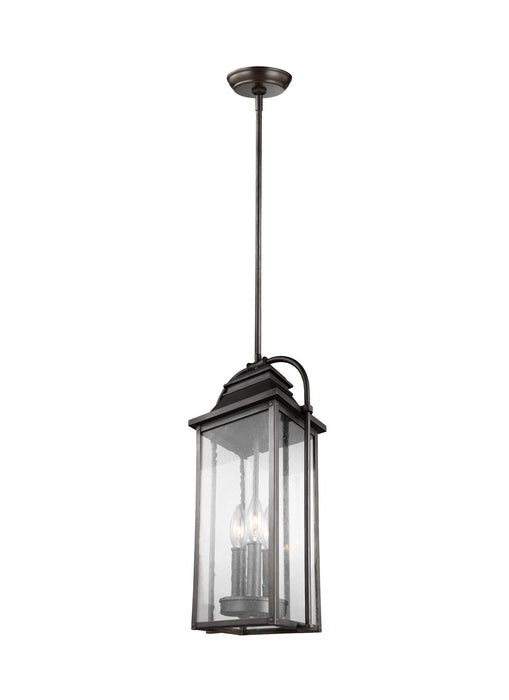 Visual Comfort Studio OL13209ANBZ Three Light Pendant, Antique Bronze