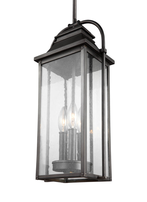 Visual Comfort Studio OL13209ANBZ Three Light Pendant, Antique Bronze