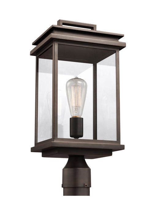 Visual Comfort Studio OL13607ANBZ One Light Outdoor Post Lantern, Antique Bronze