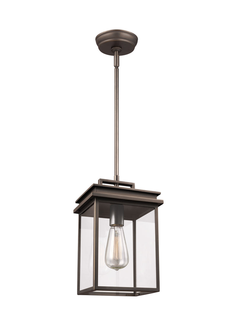 Visual Comfort Studio OL13609ANBZ One Light Outdoor Pendant, Antique Bronze