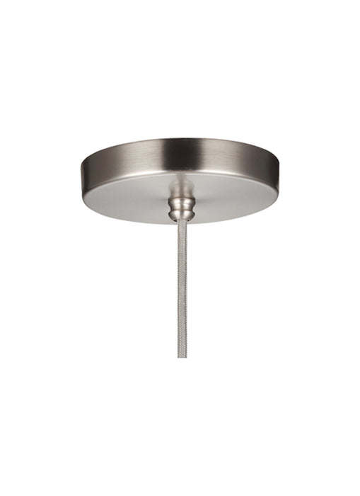 Visual Comfort Studio P1440SN One Light Mini-Pendant, Satin Nickel