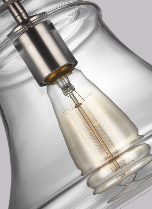 Visual Comfort Studio P1440SN One Light Mini-Pendant, Satin Nickel