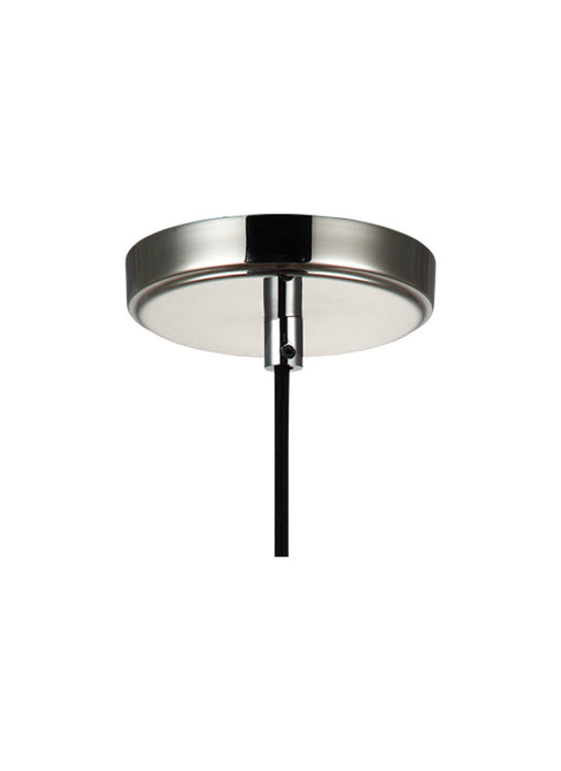 Generation Lighting P1449CH One Light Pendant, Chrome