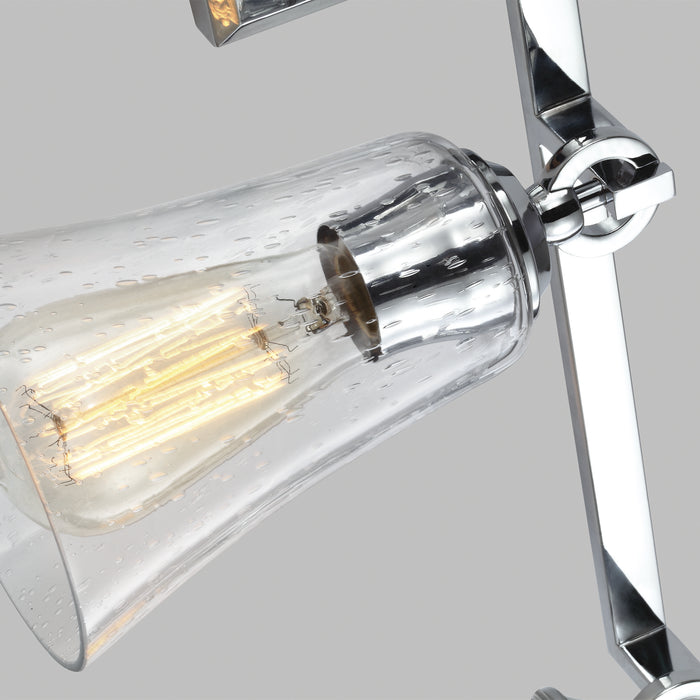 Visual Comfort Studio VS24704CH Four Light Vanity, Chrome