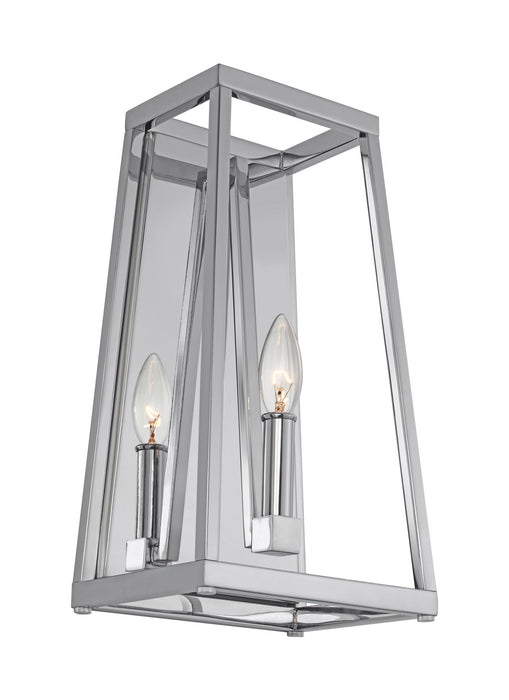 Visual Comfort Studio WB1827CH One Light Wall Sconce, Chrome