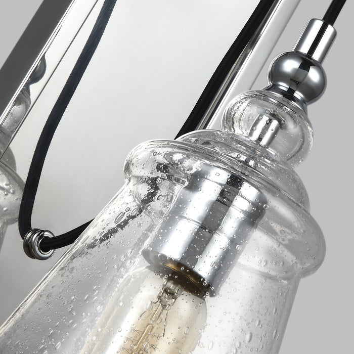 Generation Lighting WB1850CH One Light Wall Sconce, Chrome