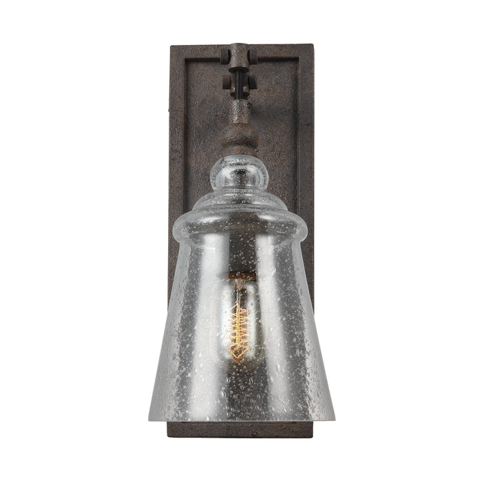 Generation Lighting WB1850DWI One Light Wall Sconce, Dark Weathered Iron
