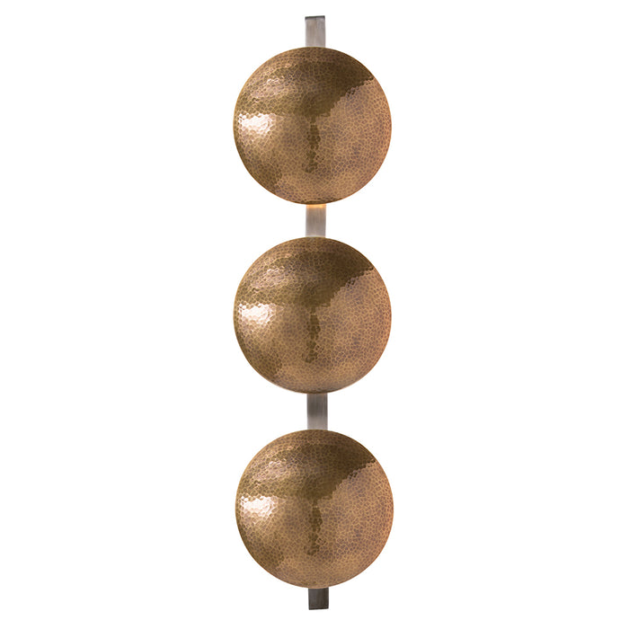 Arteriors 42080 Six Light Wall Sconce, Antique Brass