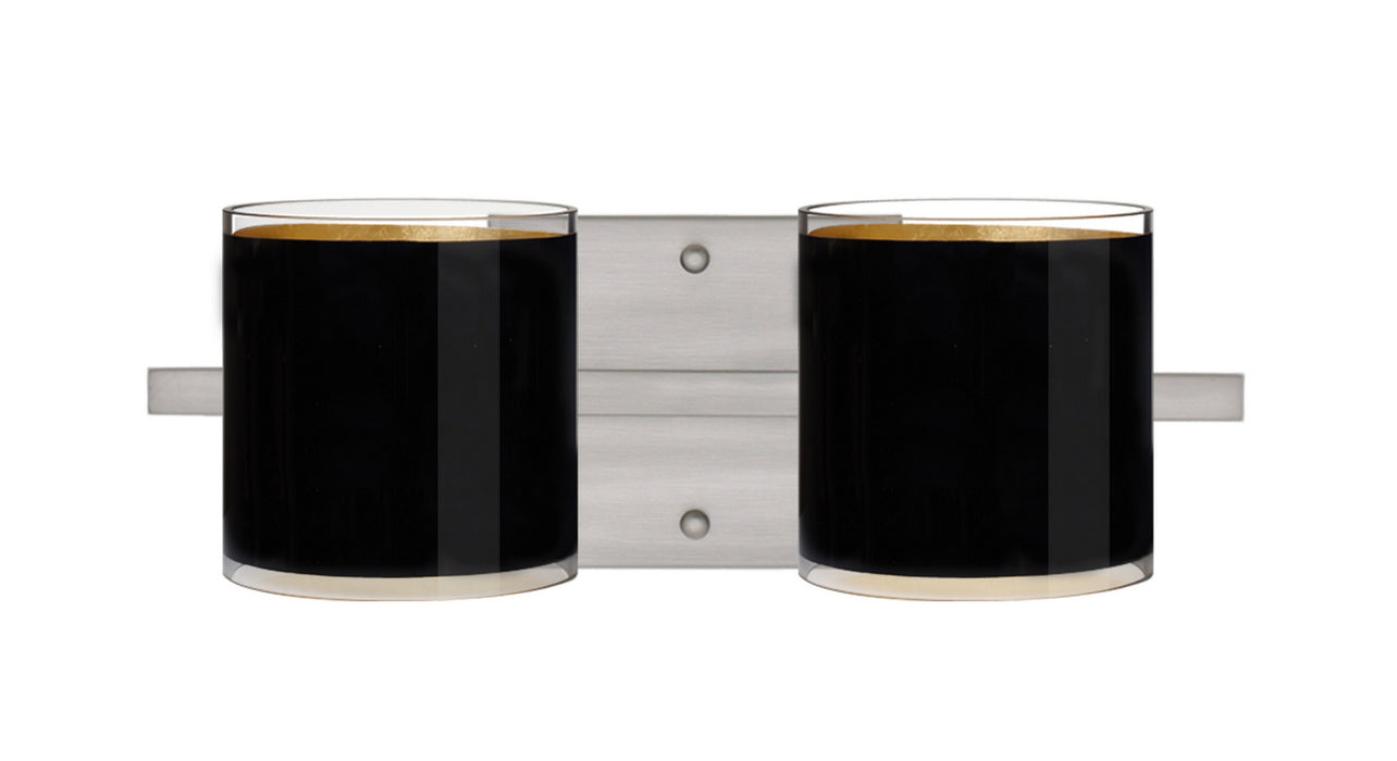 Besa 2WS-7180GF-SN Wall Sconce, Satin Nickel